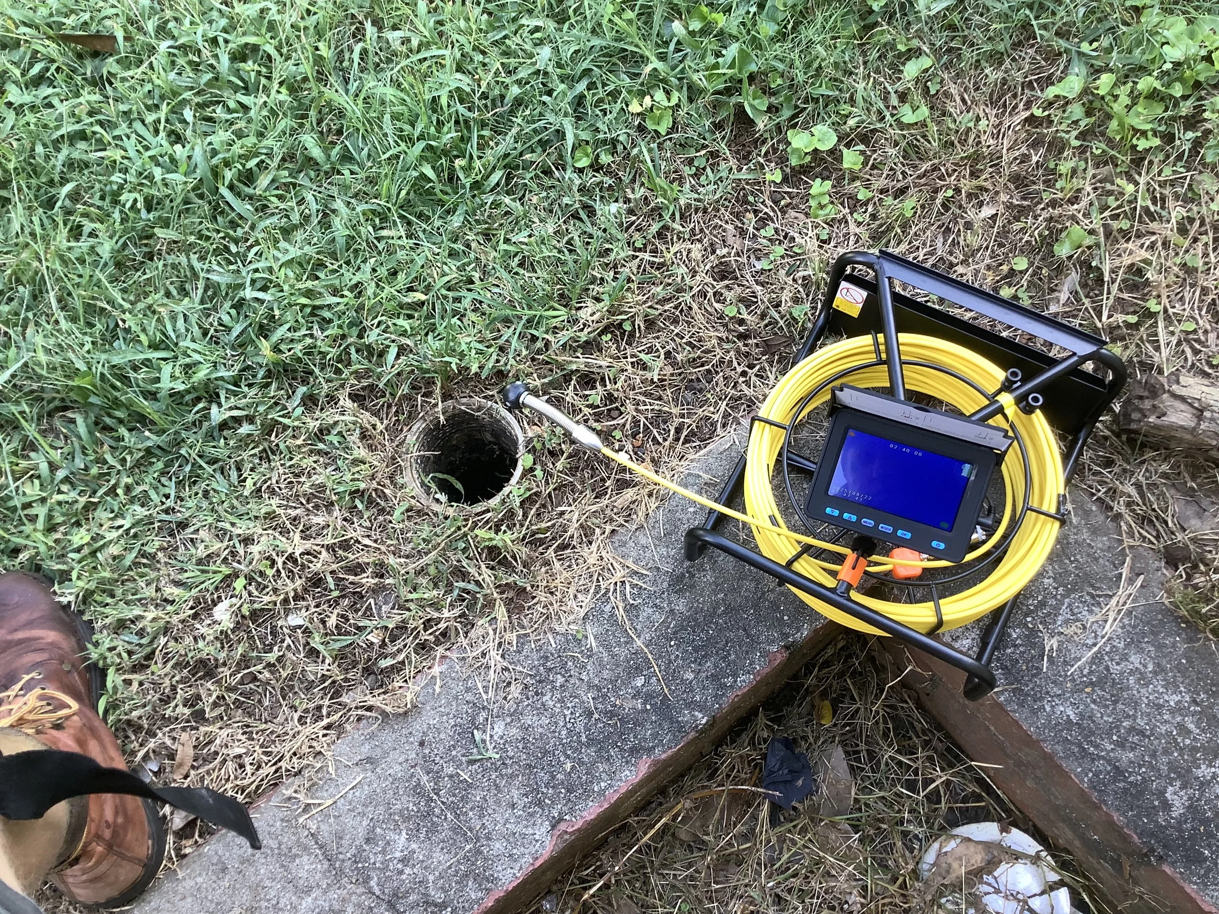 Drain pipe camera scope