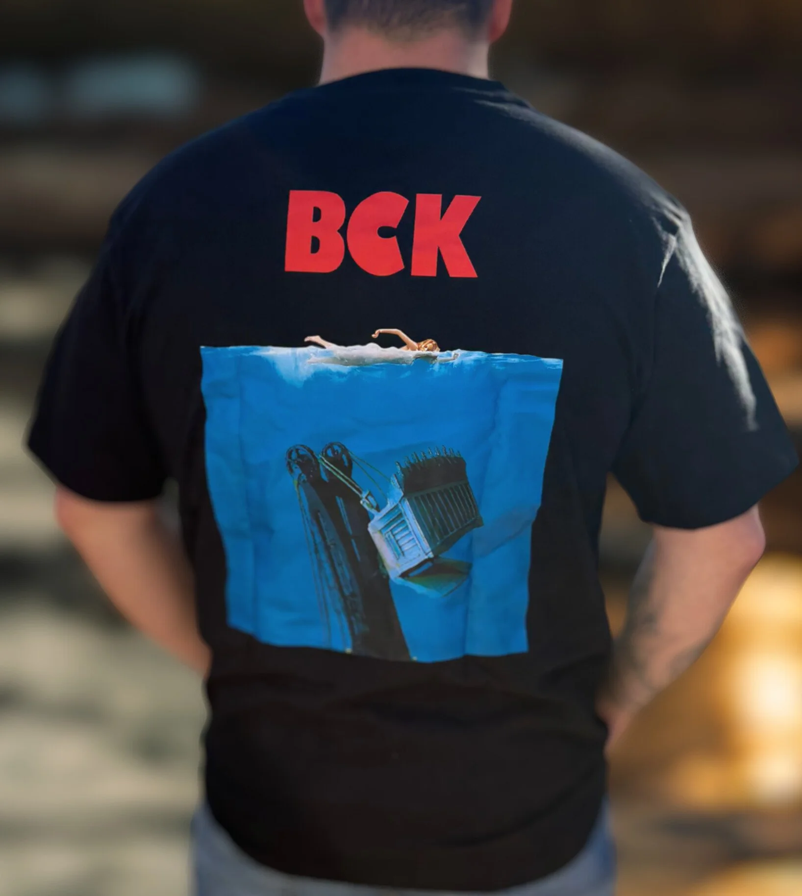 CABLE JAWS OVERSIZED TEE