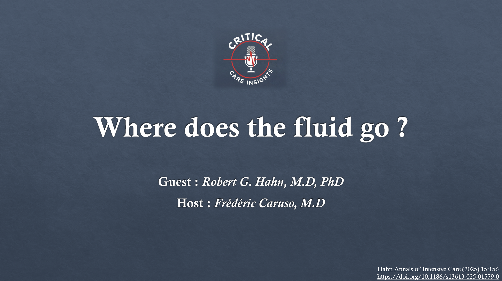 Where does the fluid go ?