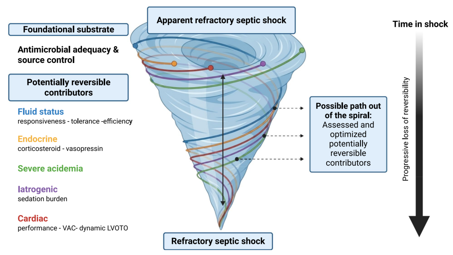 The usual suspects : a pragmatic framework to identify and address reversible contributors in apparent refractory septic shock
