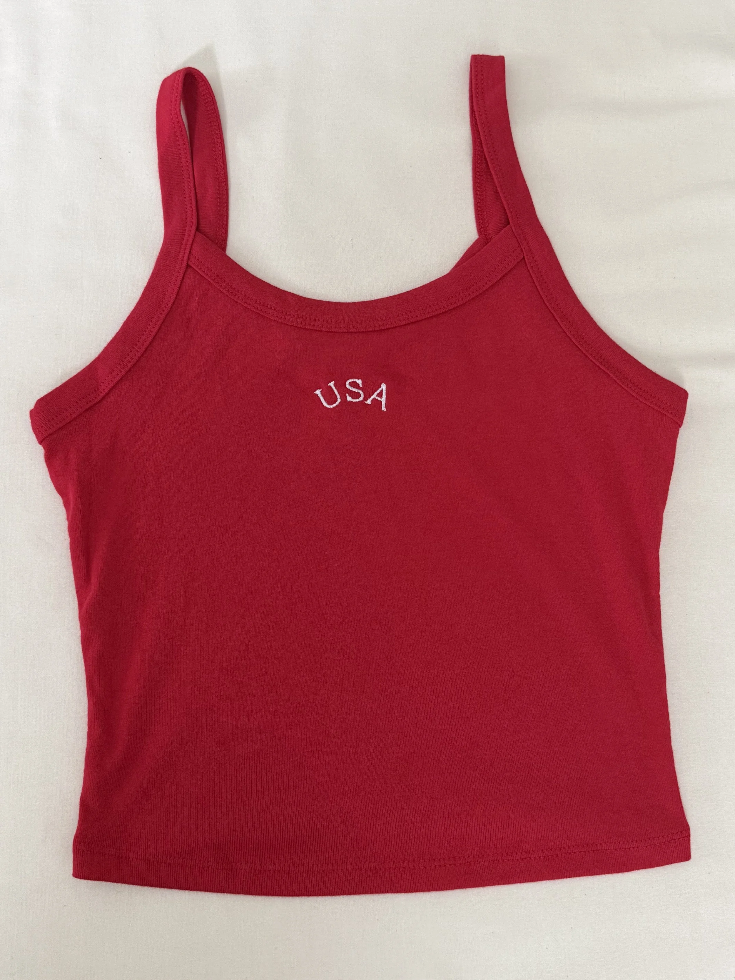 USA Cropped Tank