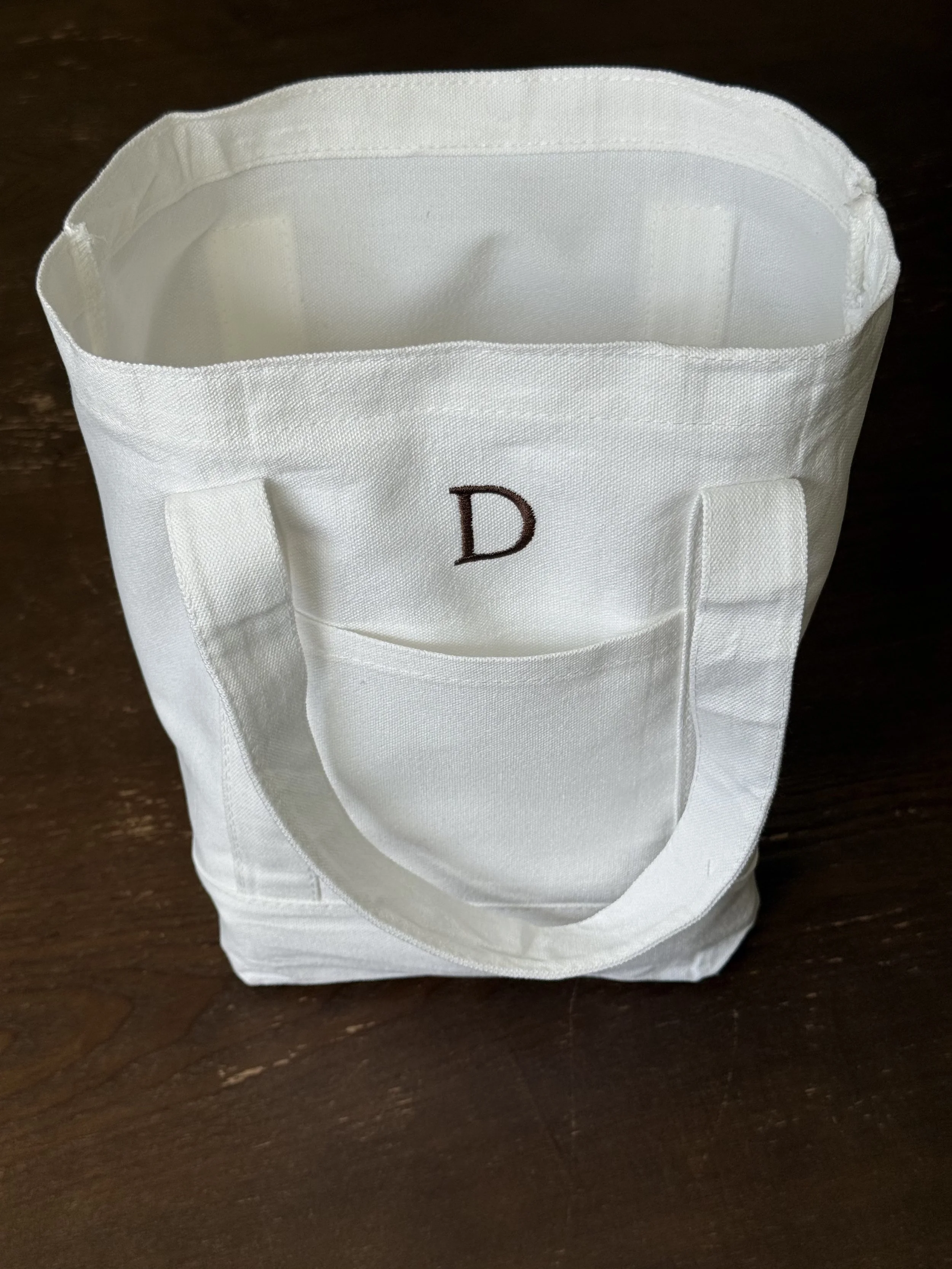 Custom Letter Mini Tote Bag