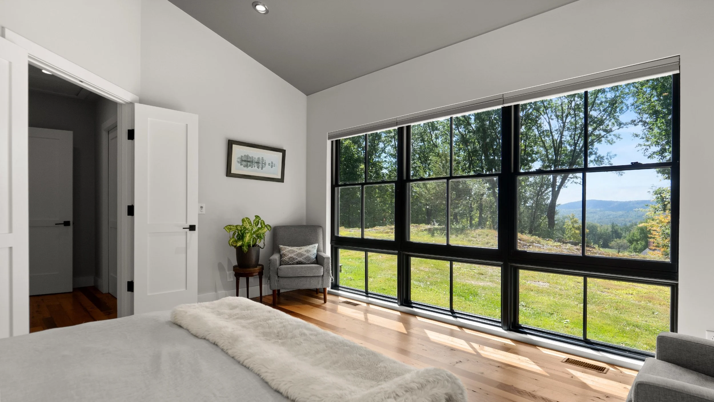 Primary Bedroom - Electric Shades
