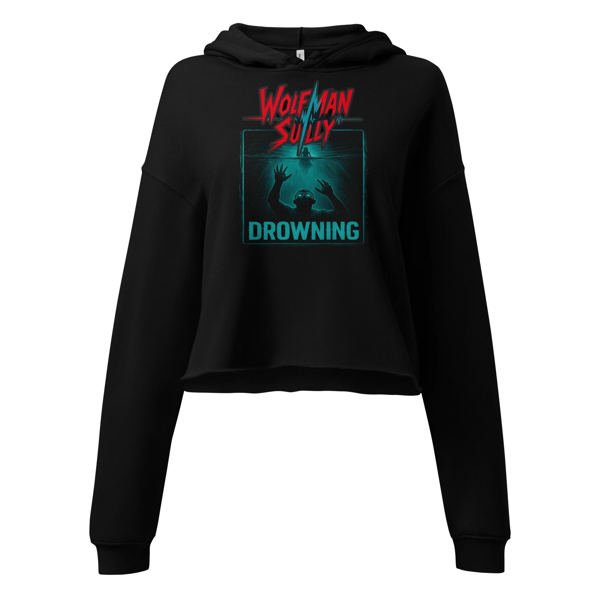 WolfMan Sully - Drowning Crop Hoodie