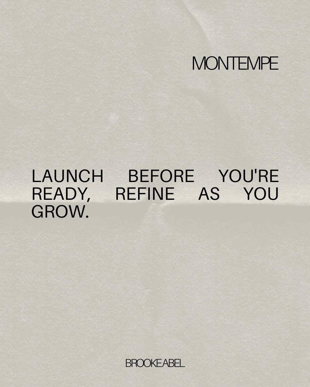 Waiting until everything is perfect means your idea never sees the world.

The most successful brands you admire launched with version one and improved based on real feedback, not constant planning.

I promise you - launch now, refine later.

Your fi