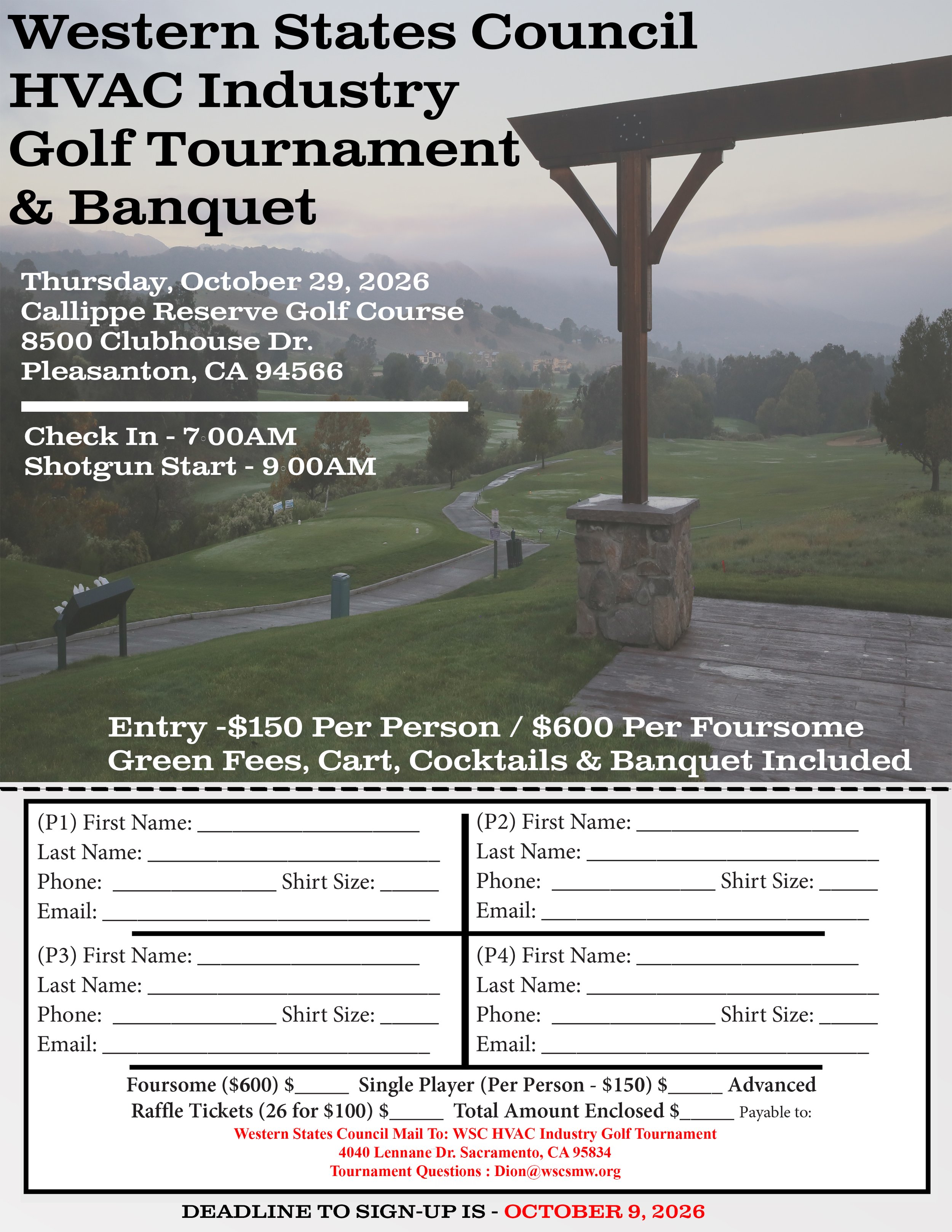 2026 Western States Golf Tournament