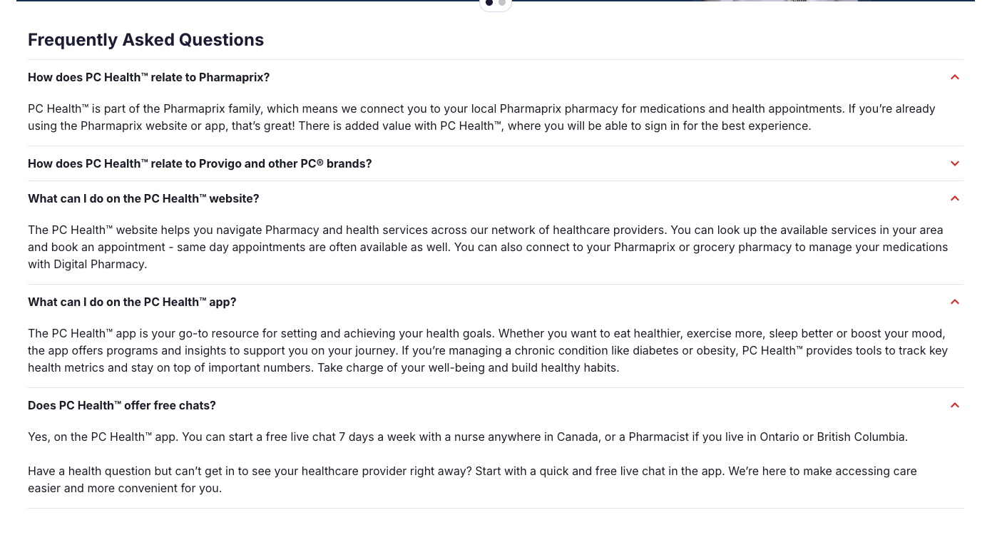 Helios powered accordion details component built by my team.