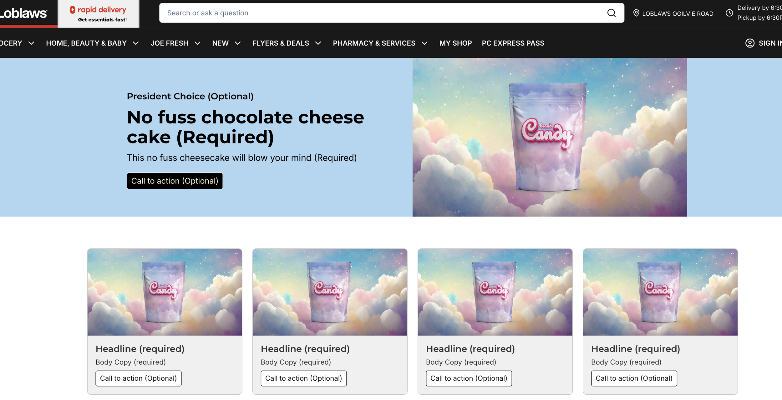 Advance (Media Sales) Landing page Transition - Loblaw Digital