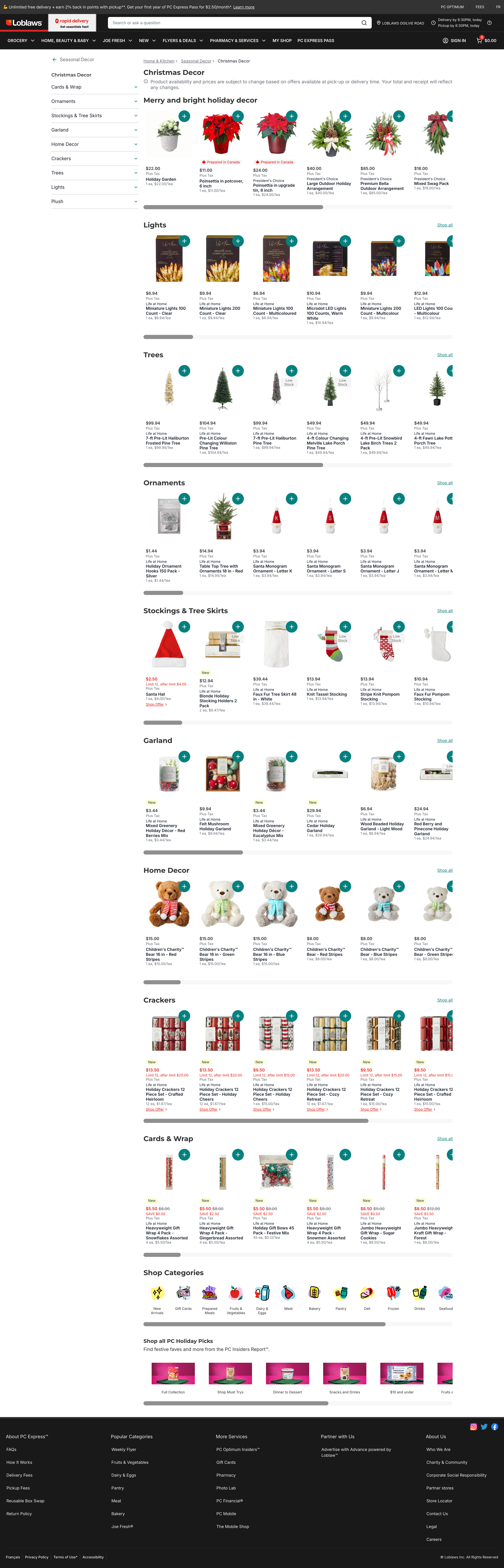 Example optimized landing page