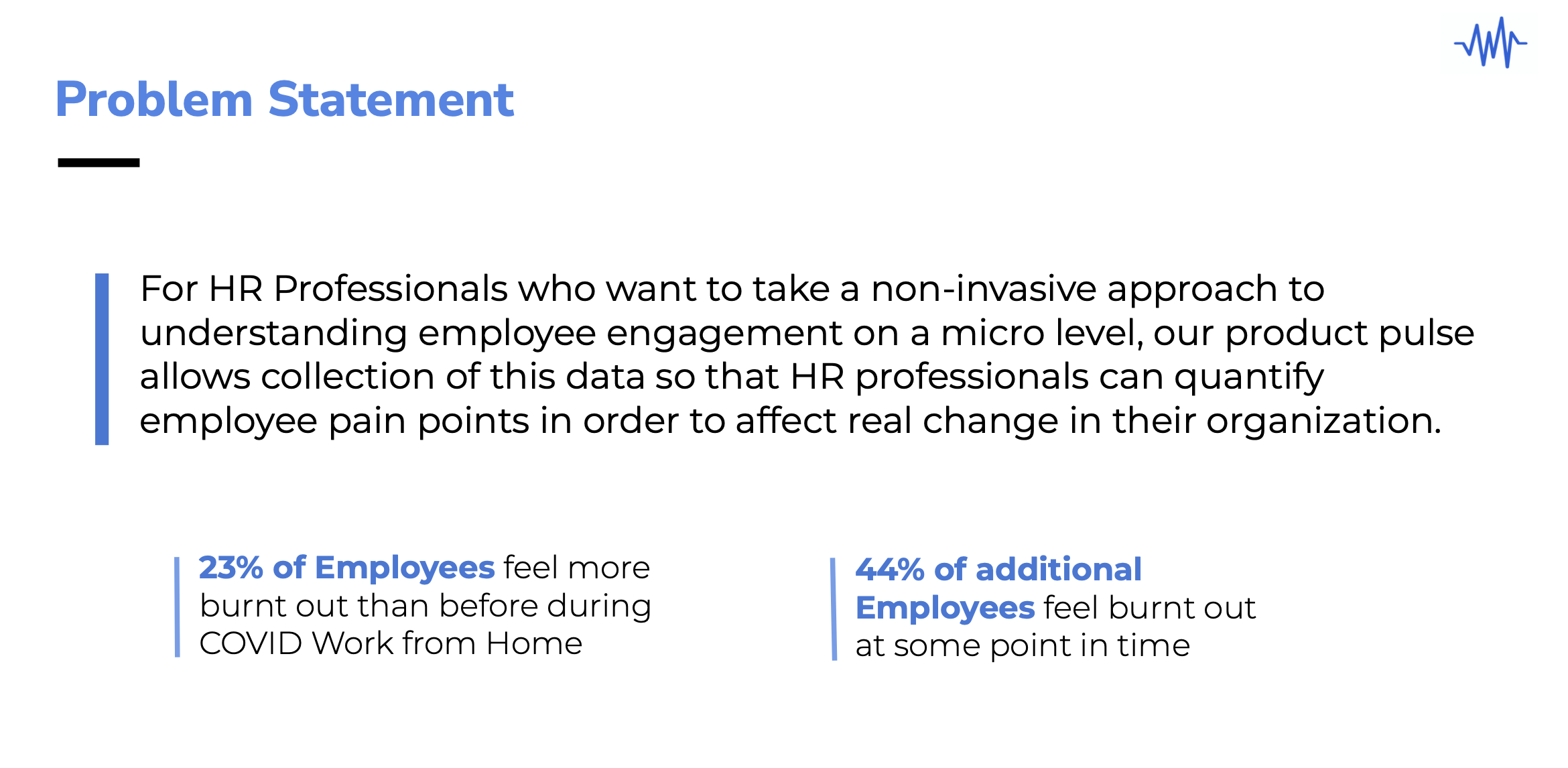 Discovery problem statement 