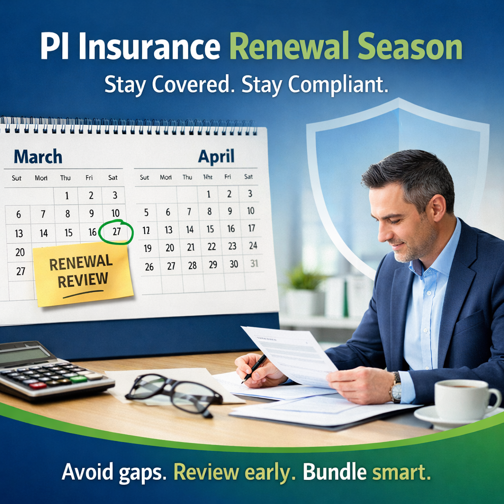 Professional Indemnity Insurance Renewal for Accountants: How to Avoid Gaps, Stress and Overpaying in 2026