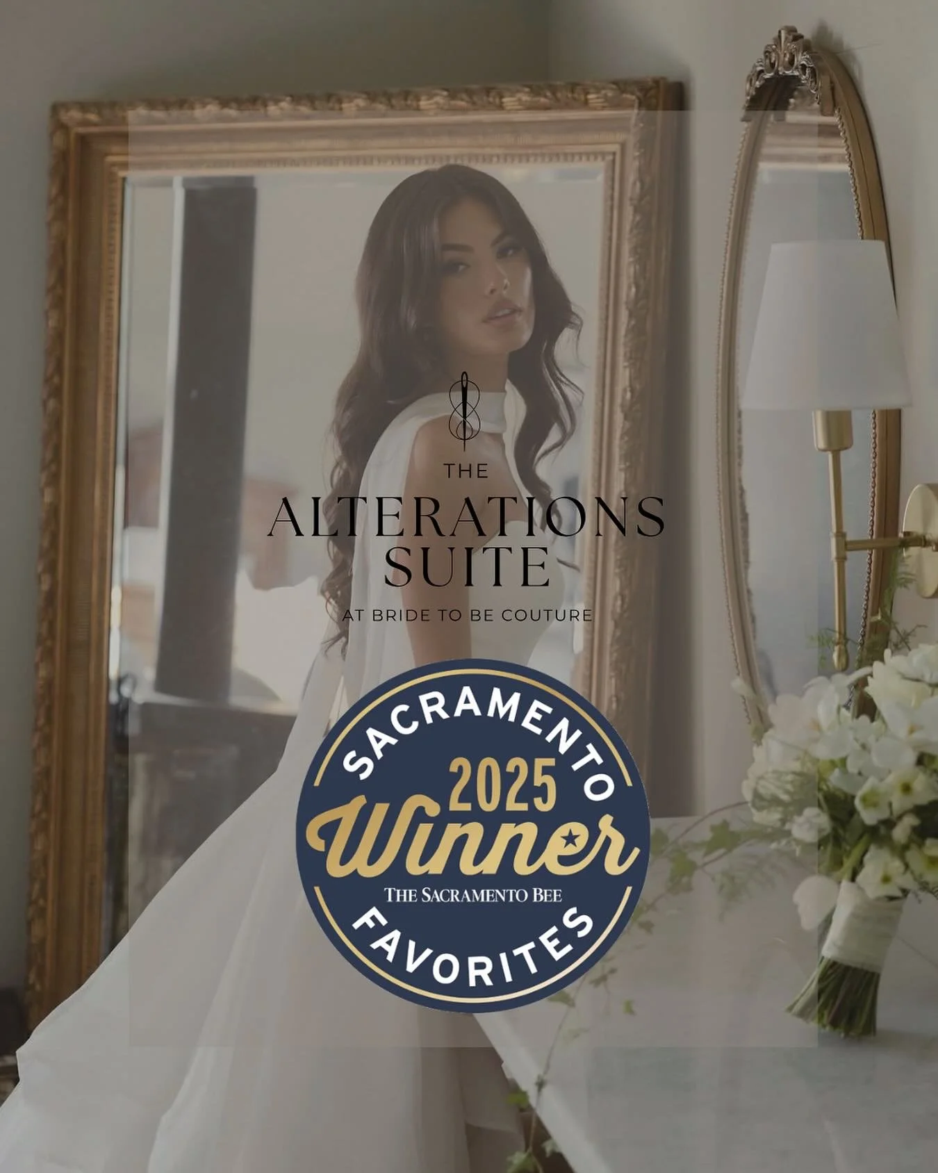 Such an exciting moment for The Alterations Suite, one we&rsquo;re truly proud of. We&rsquo;ve been voted Sacramento&rsquo;s favorite seamstress/tailor, and our hearts are full. We&rsquo;re lucky to serve such wonderful brides and grateful for every 