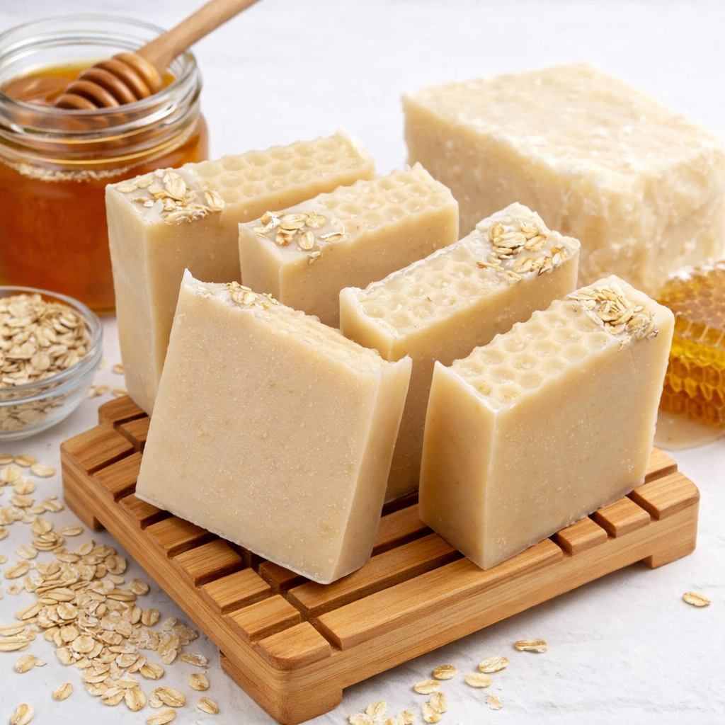 Gina's Glow Oatmeal & Honey Infused Tallow Soap