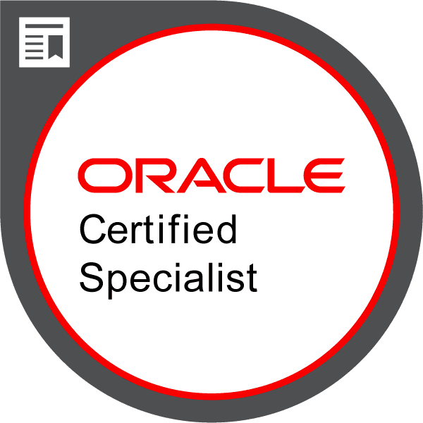 Oracle Certification badge OC Specialist