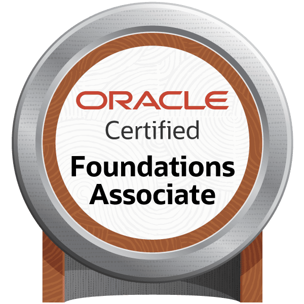 Oracle Foundations associate Badge