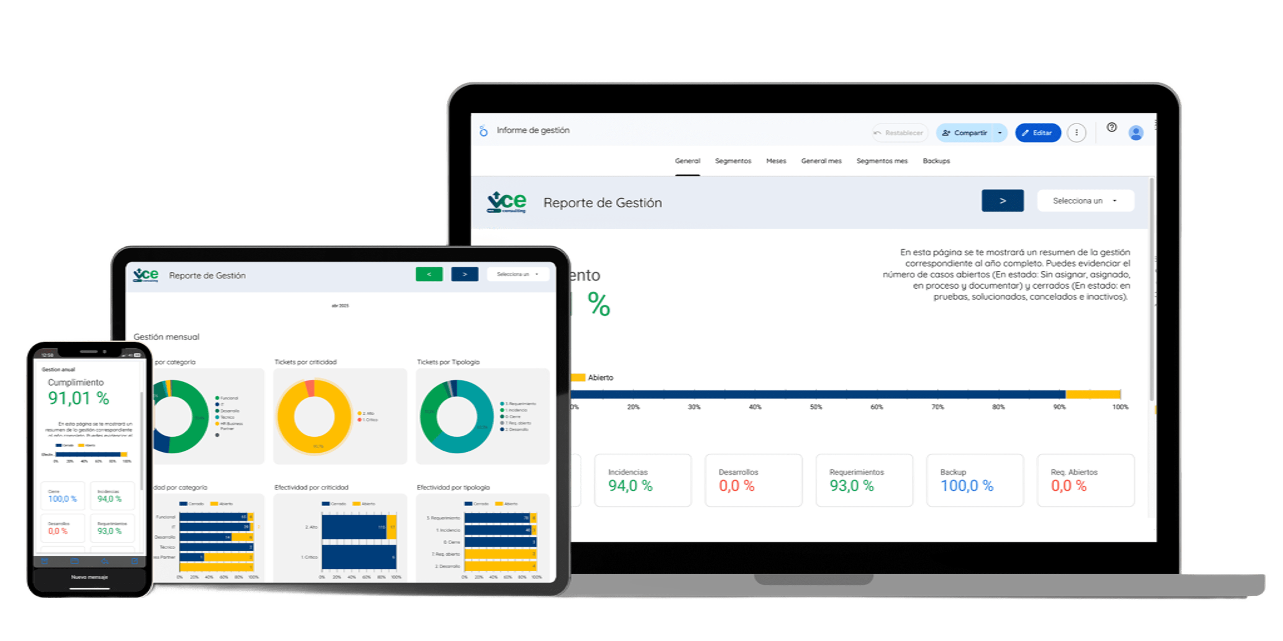 Foto de pantalla de plan vision