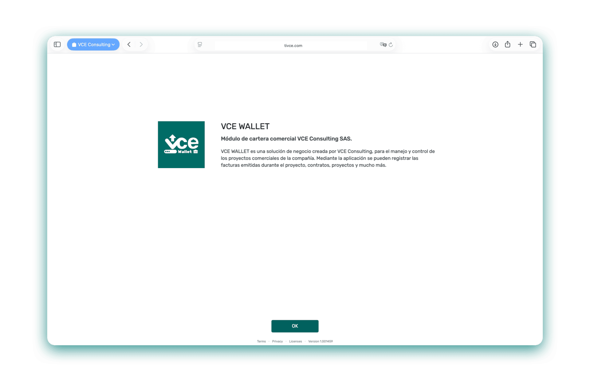 Foto del sistema SIRVCE 2.0