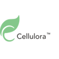 Green leaf with the text 'Celubura' underneath