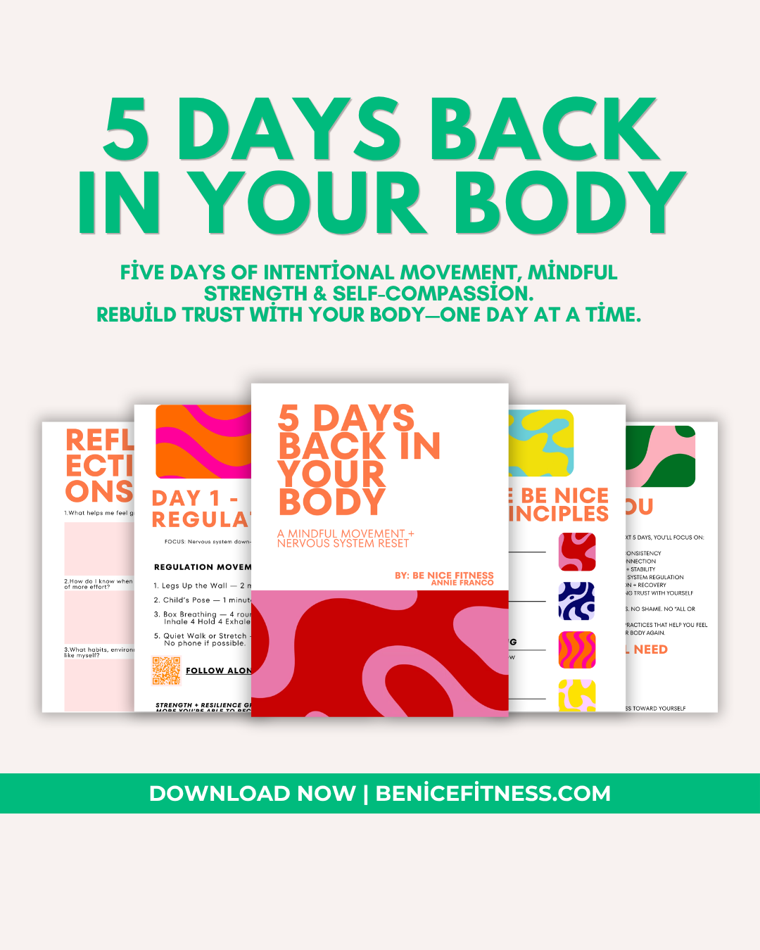 5 Days Back In Your Body - PDF Guide