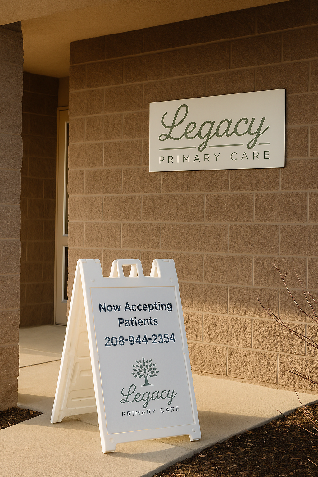 Legacy Primary Care Building Entrance