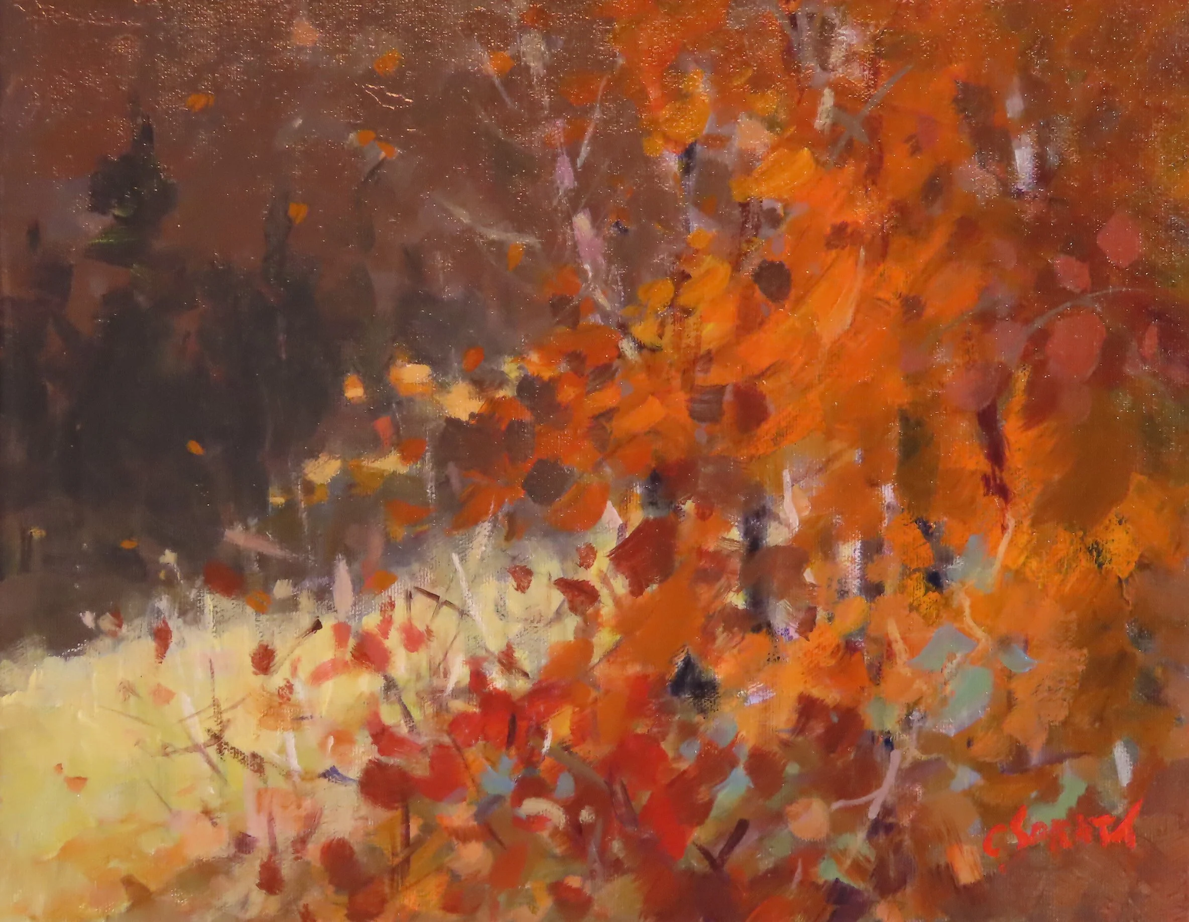 #2221036 Autumn Mantle 11x14 | $600.