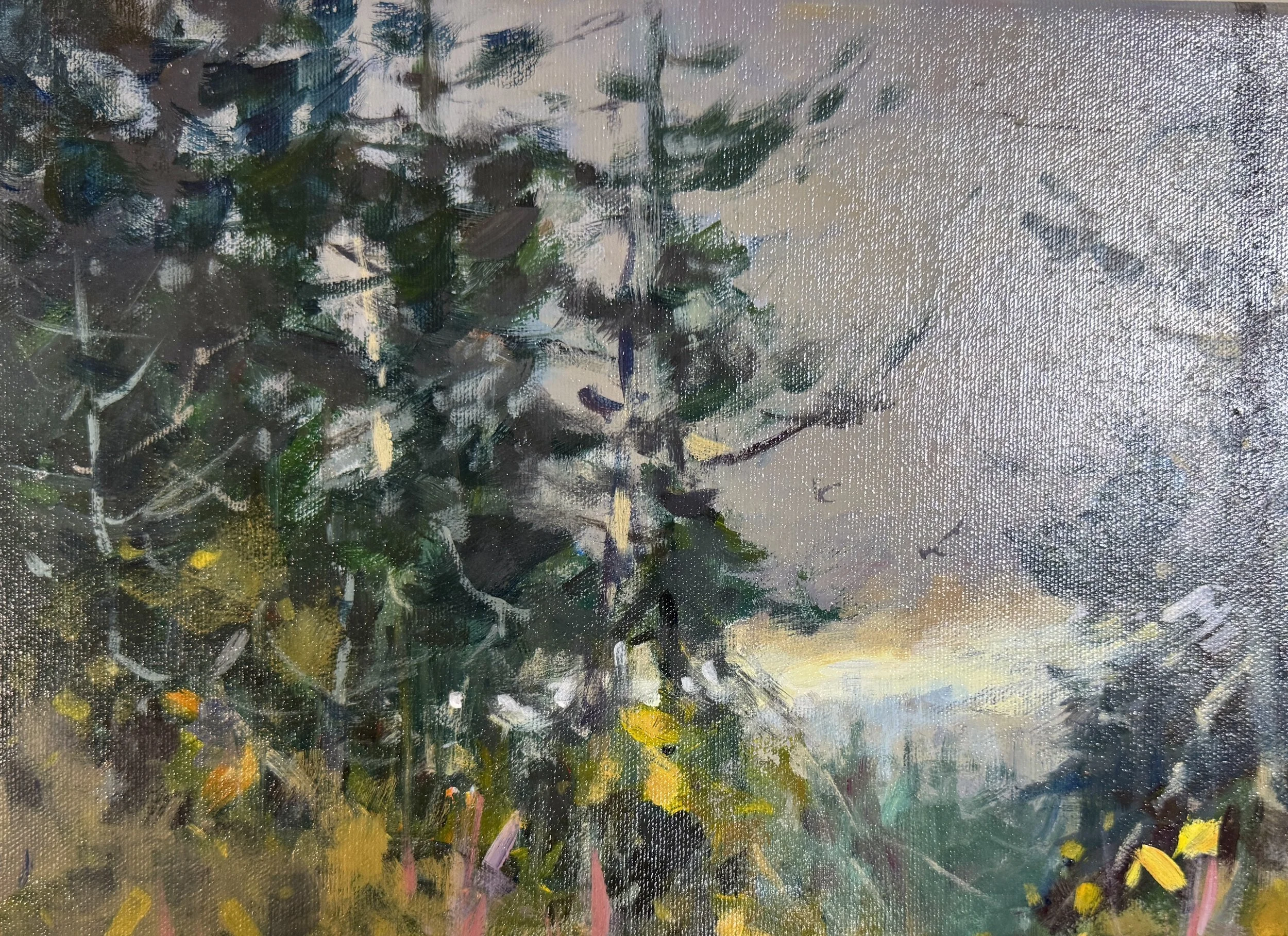  #222135  Night Fall, Almonte                 
Field Study | 11" x 14"  | $600.    