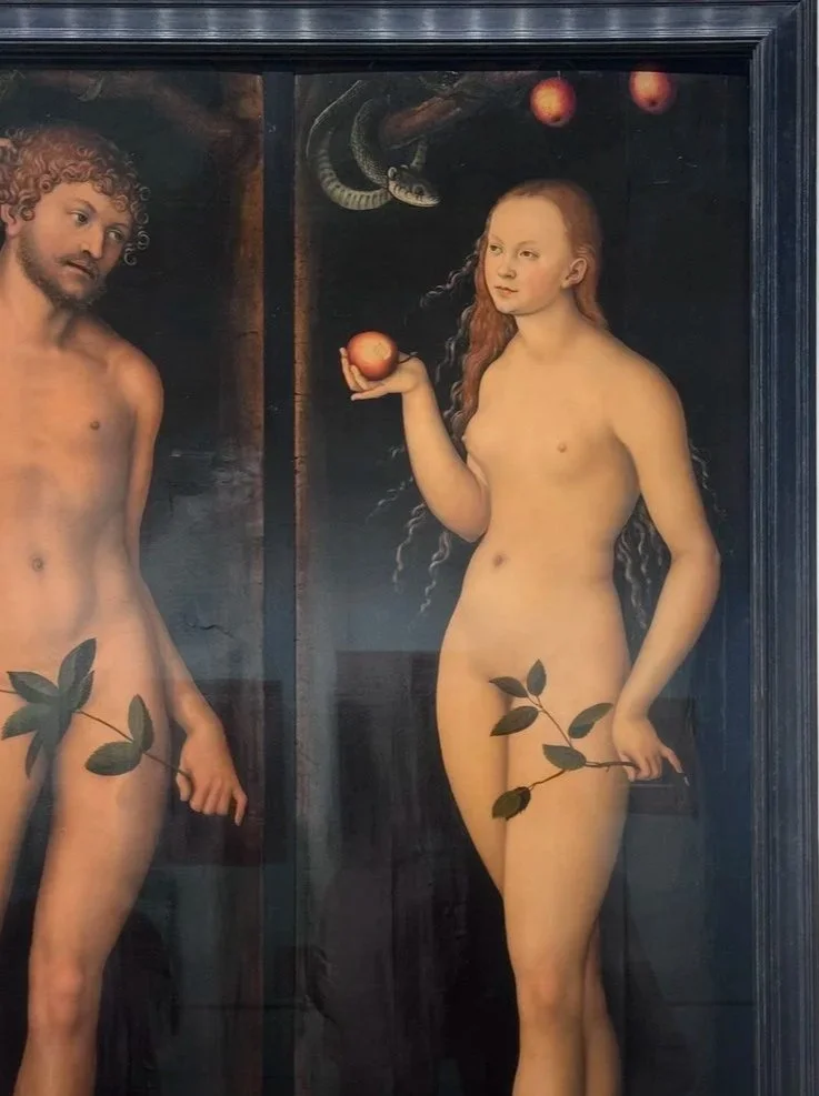 "Adam and Eve" by Lukas Cranach Il Vecchio (1528)