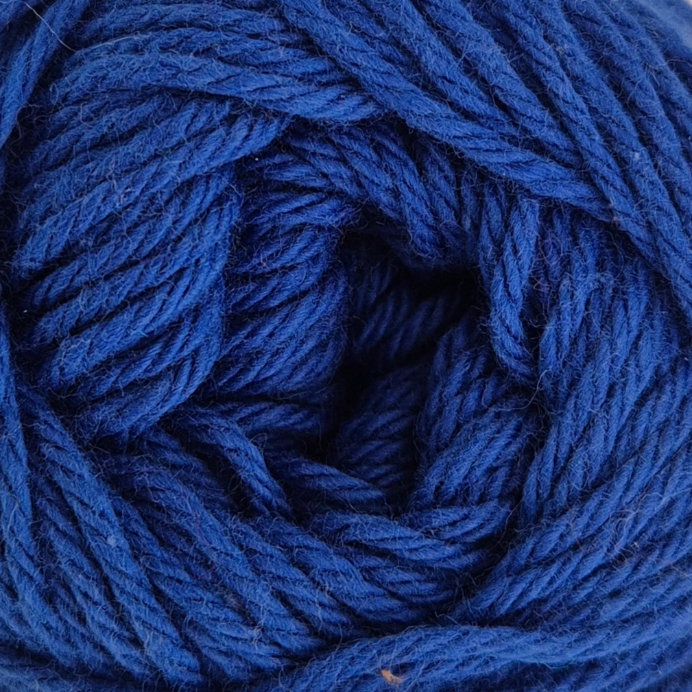 Liesel's Loop 4 ply cotton yarn in Sapphire Blue colour
