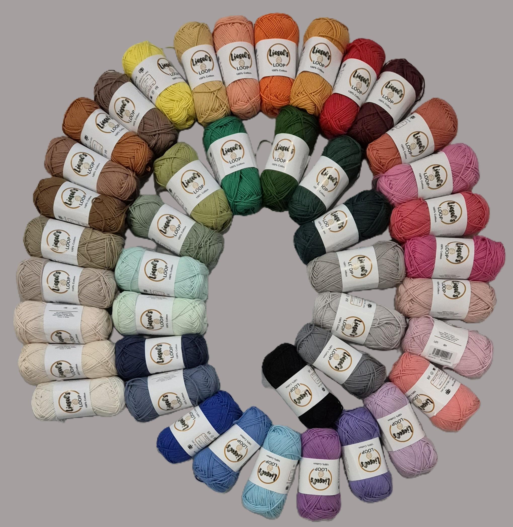 Liesel's Loop - Premium 4ply 100% Cotton yarn