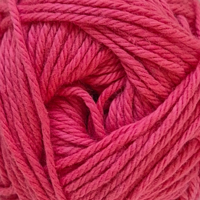 Liesel's Loop 4 ply cotton yarn in Bubblegum colour