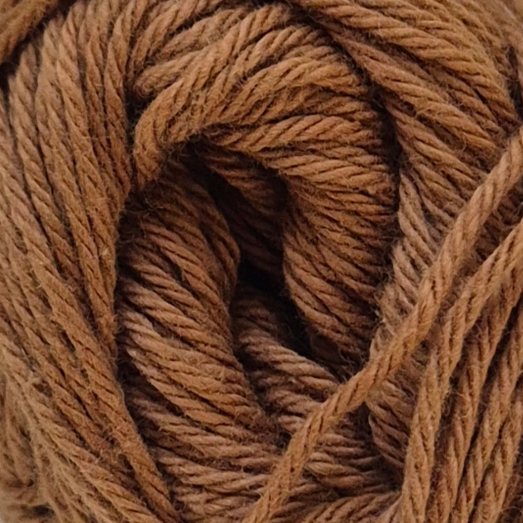 Liesel's Loop 4 ply cotton yarn in Camel colour