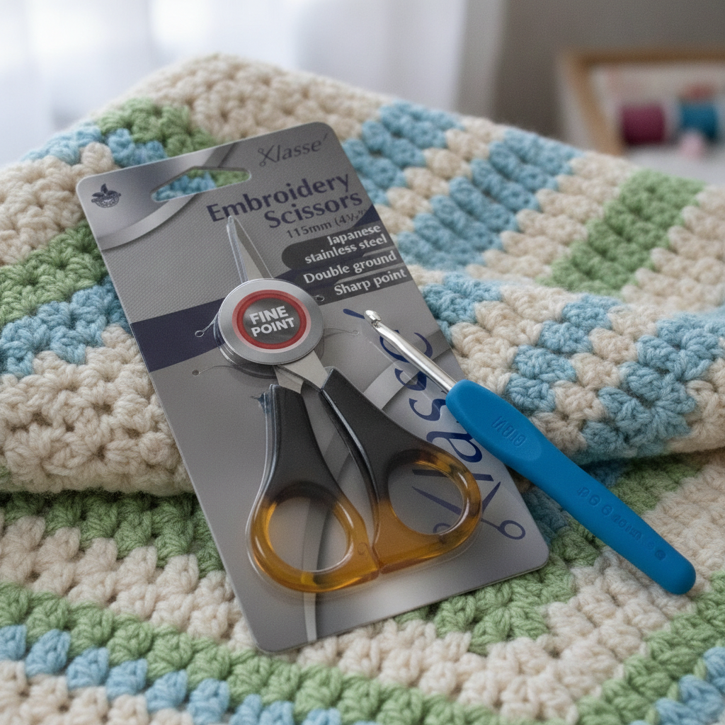 Klasse Fine Point Embroidery Scissors 4.5"