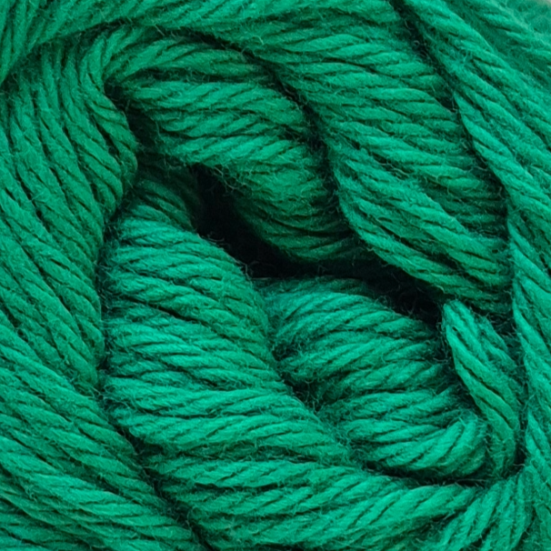 Liesel's Loop 4 ply cotton yarn in Emerald Green colour