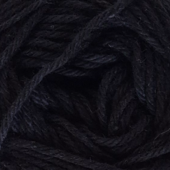 Liesel's Loop 4 ply cotton yarn in Black colour