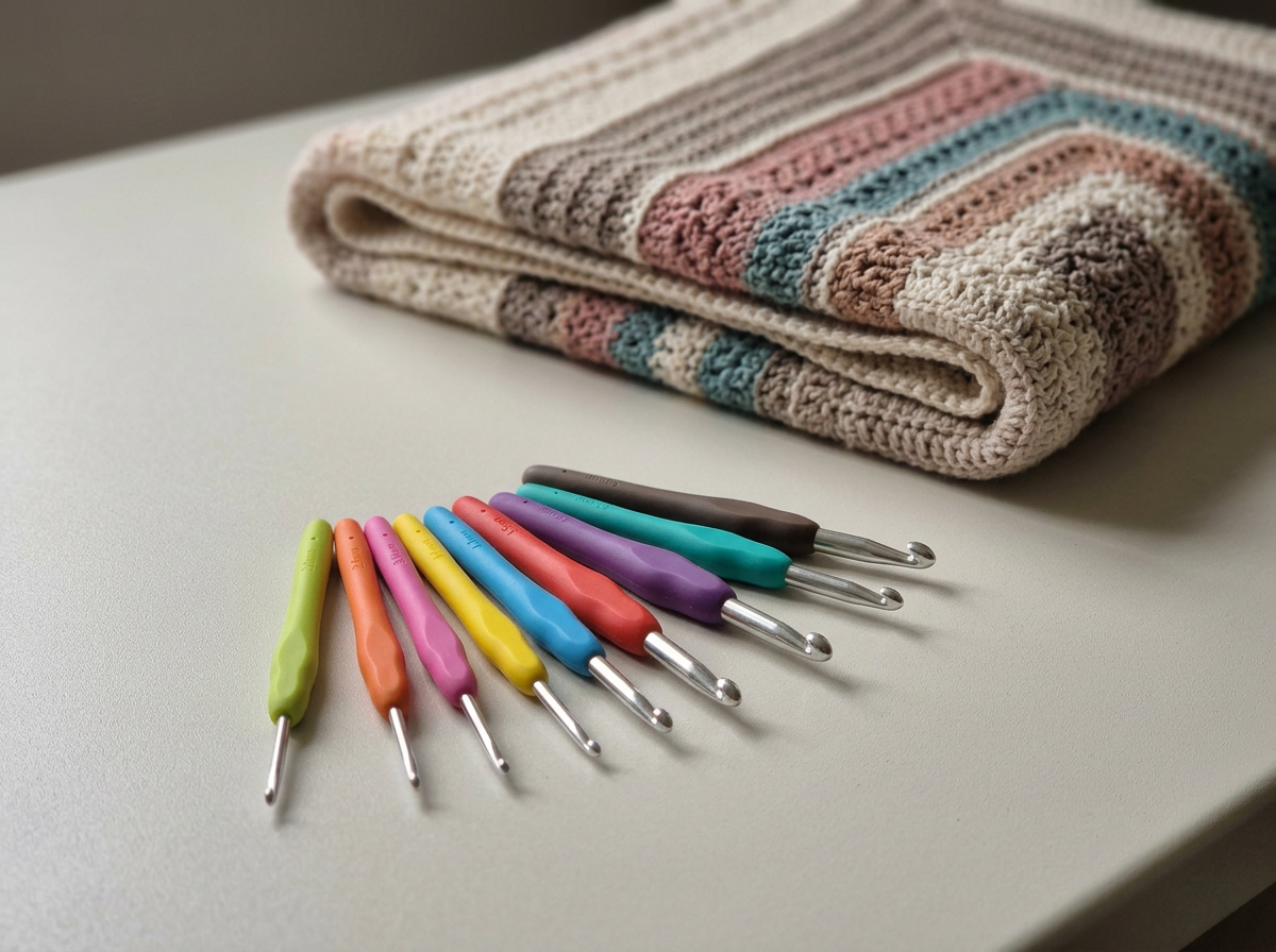 Soft Touch Crochet Hook Set - 9 sizes