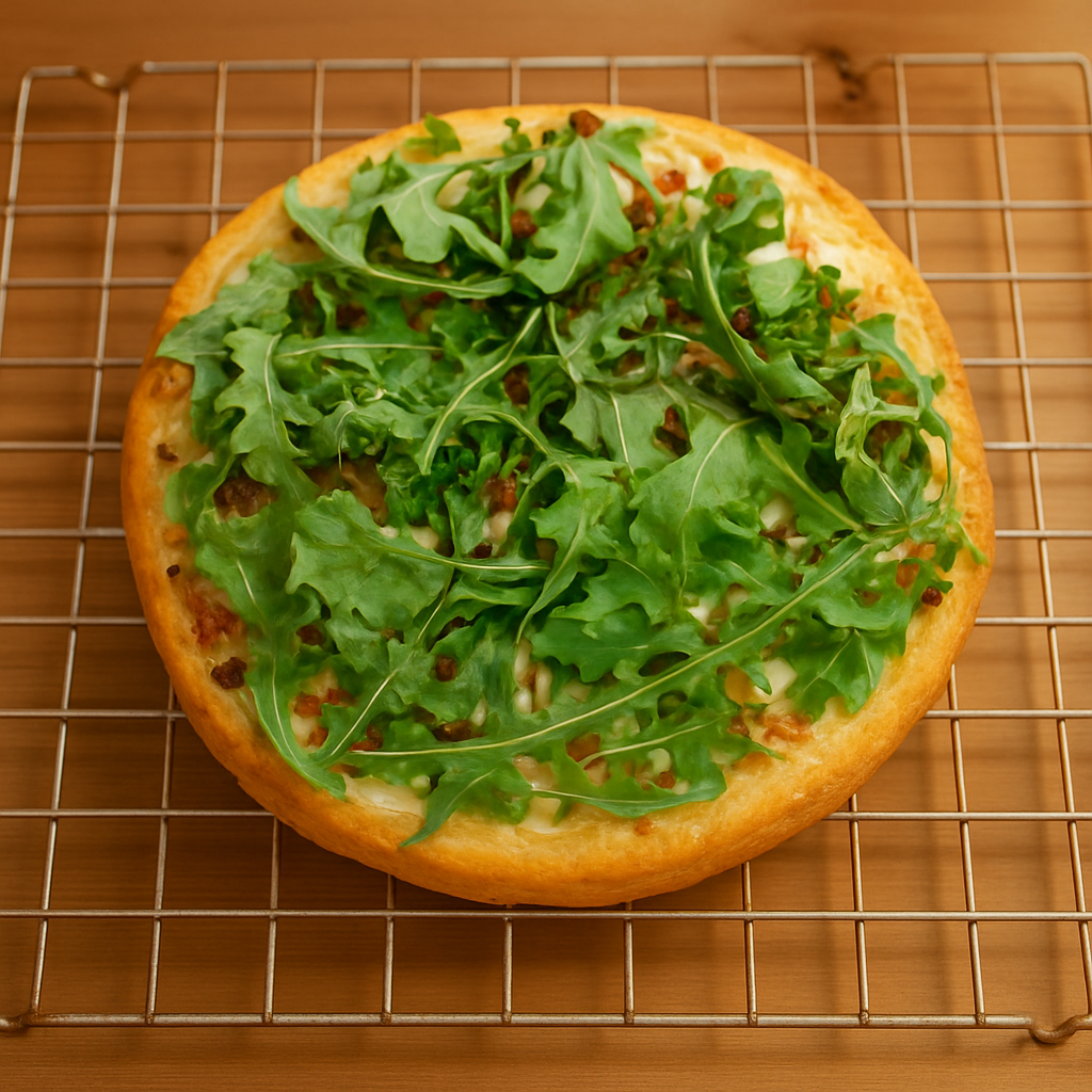 Maple, Bacon, & Apple Pizza