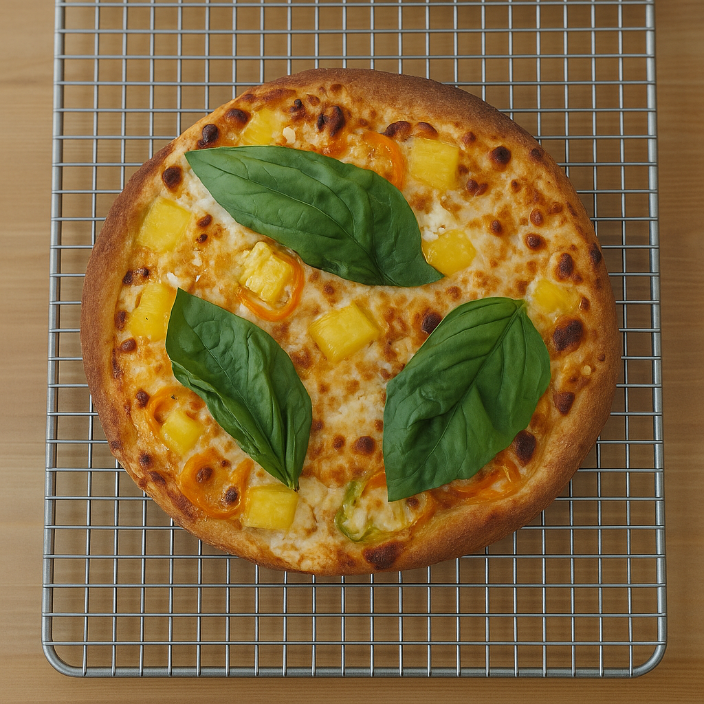 Sweet Heat Pineapple Thai Pizza
