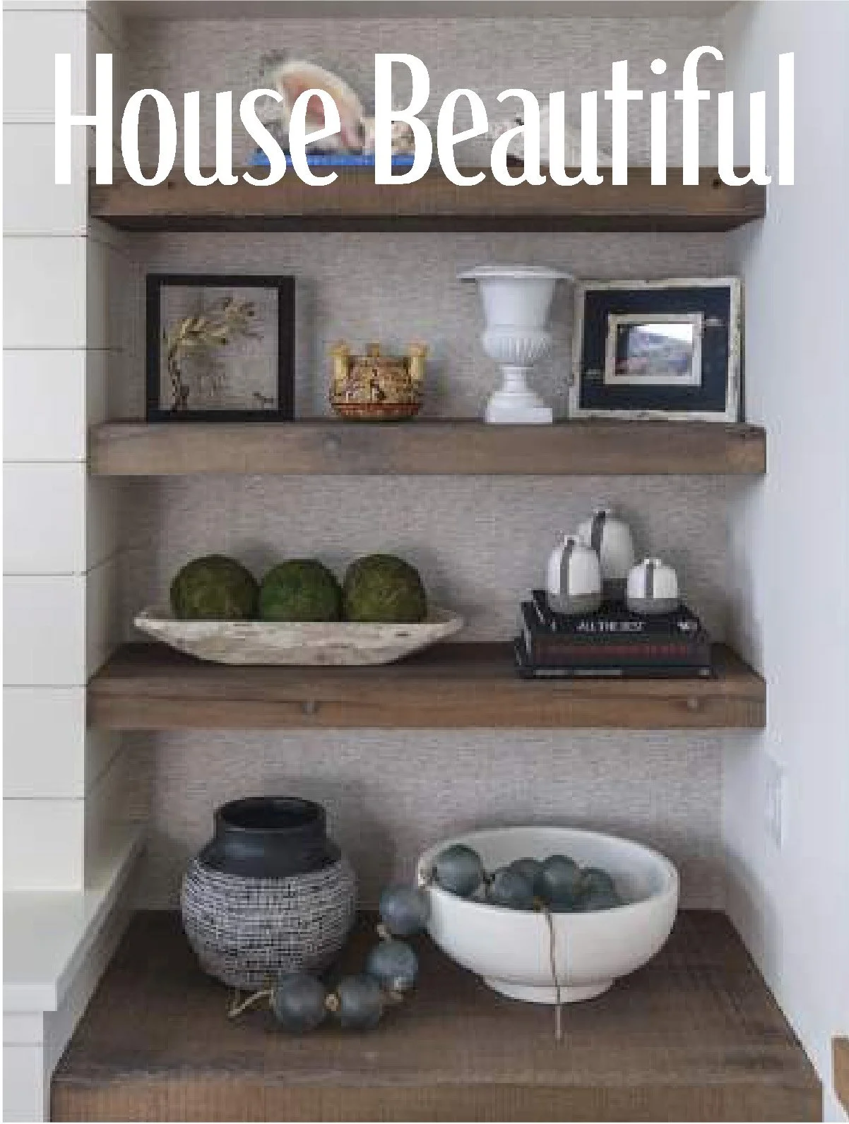   House Beautiful  How to Style Your Bookcase Like a Designer 
