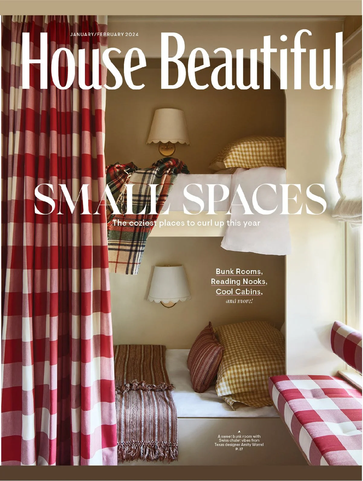  House Beautiful   How to Build a Bunk Room    