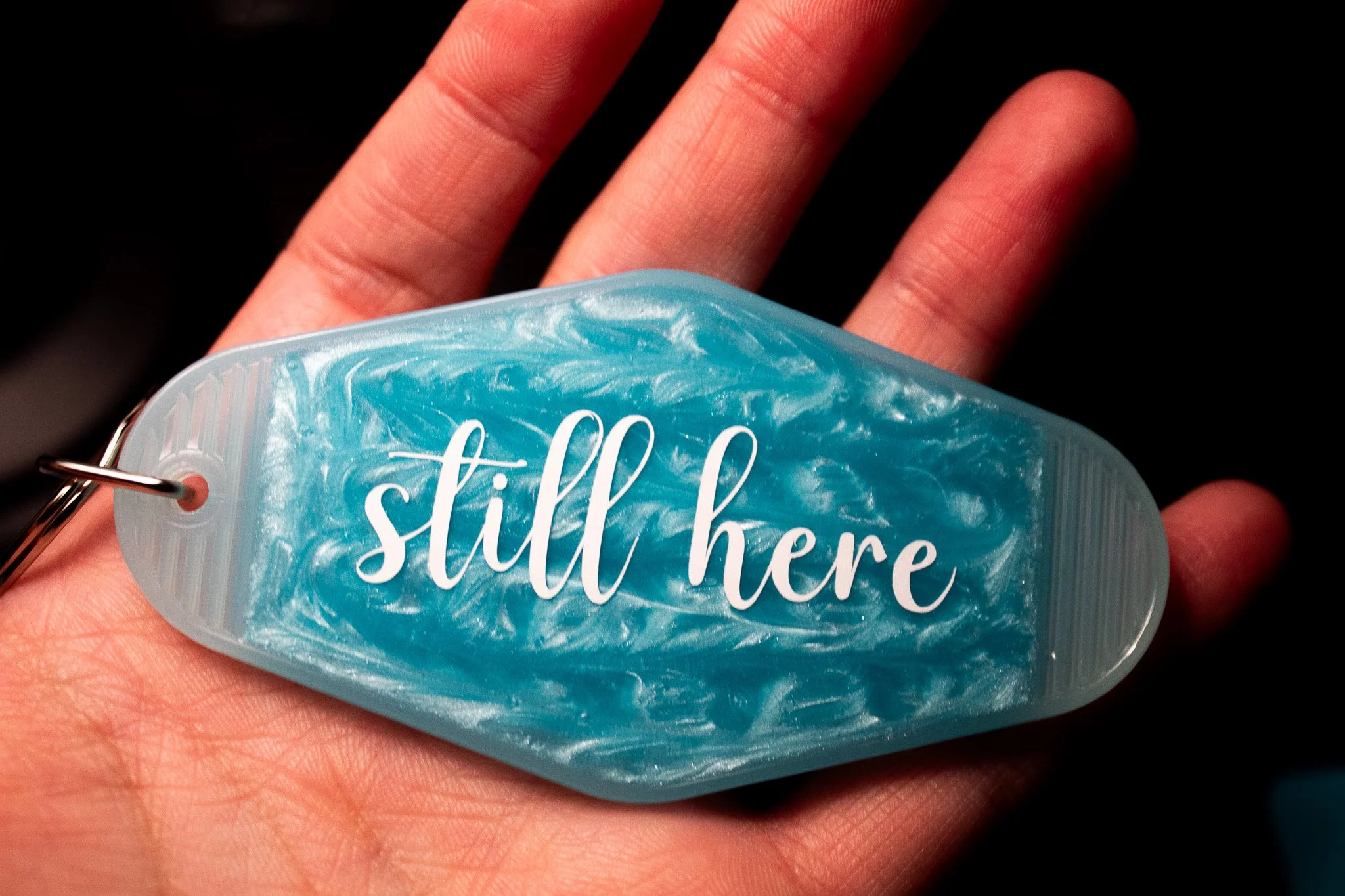 Still Here — Resin Motel Keychain