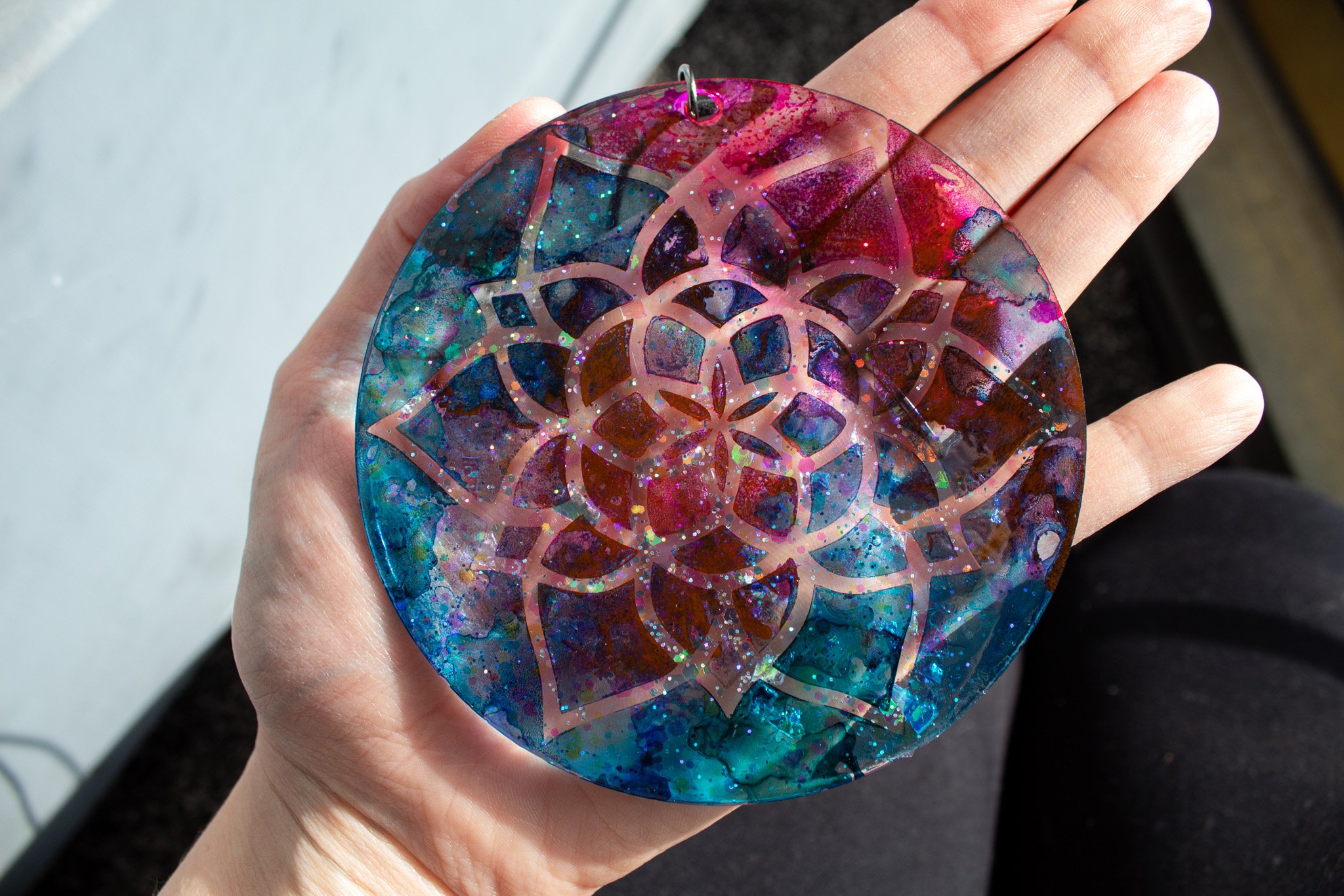 Color Theory • One-of-a-Kind Resin Suncatcher • 4