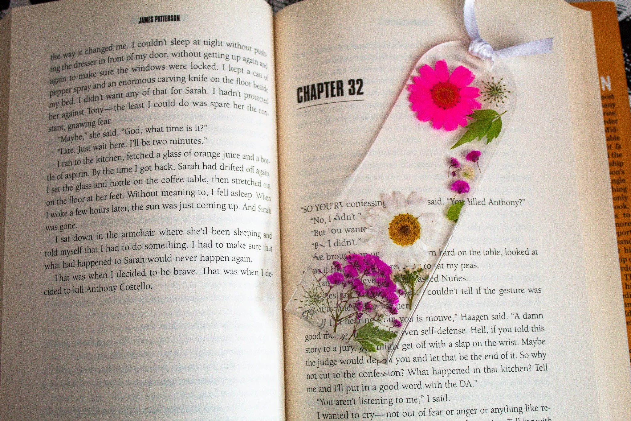 Wildflower Garden • Real Pressed Flower Resin Bookmark • 2x6"