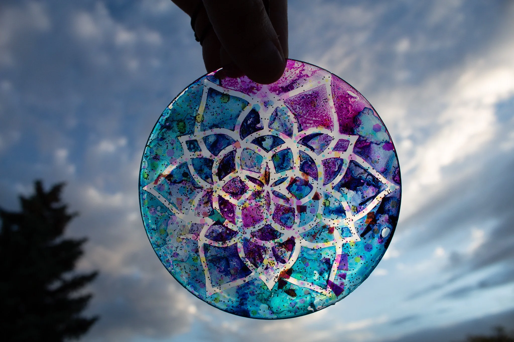Color Theory • One-of-a-Kind Resin Suncatcher • 4