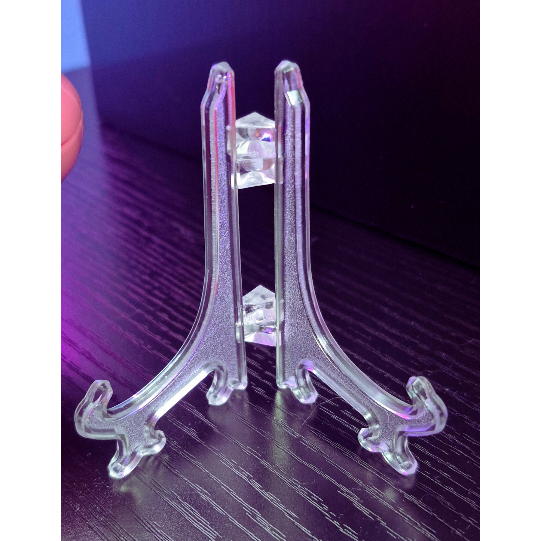 Clear Adjustable Display Easel – Mini Stand for Resin Cards & Collectibles