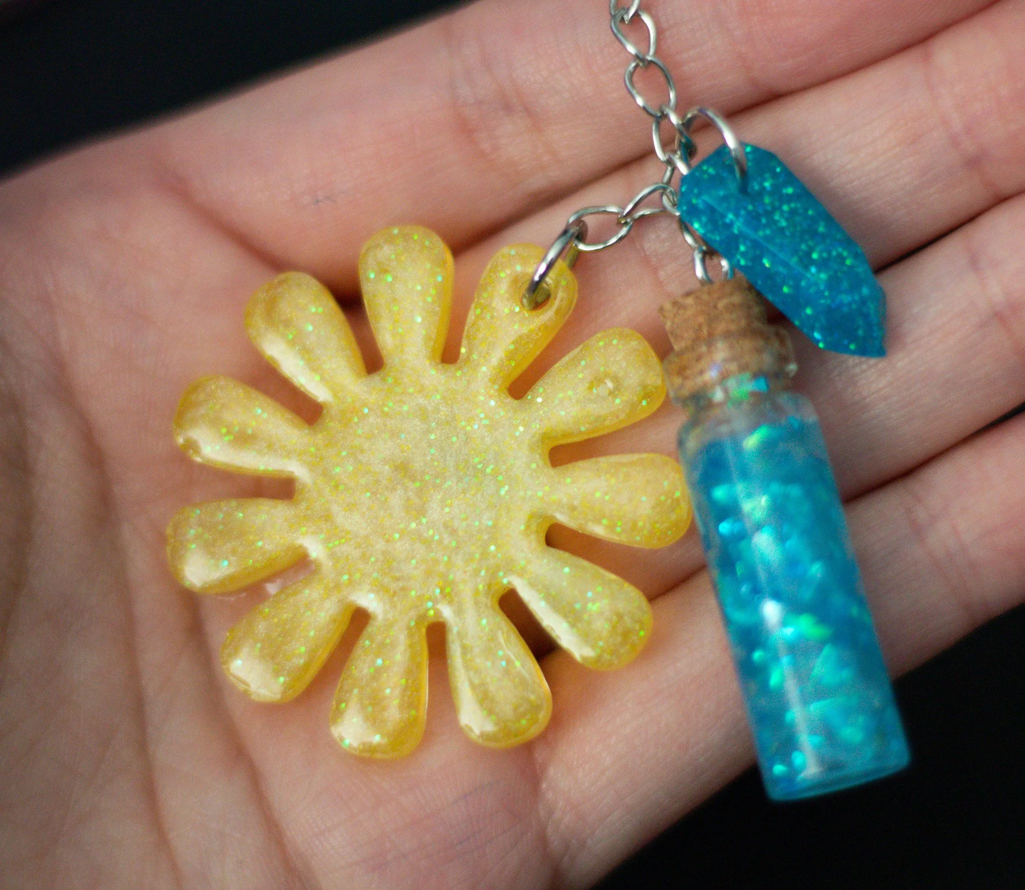 Seaspark • Potion Bottle Bag Charm • 2.5