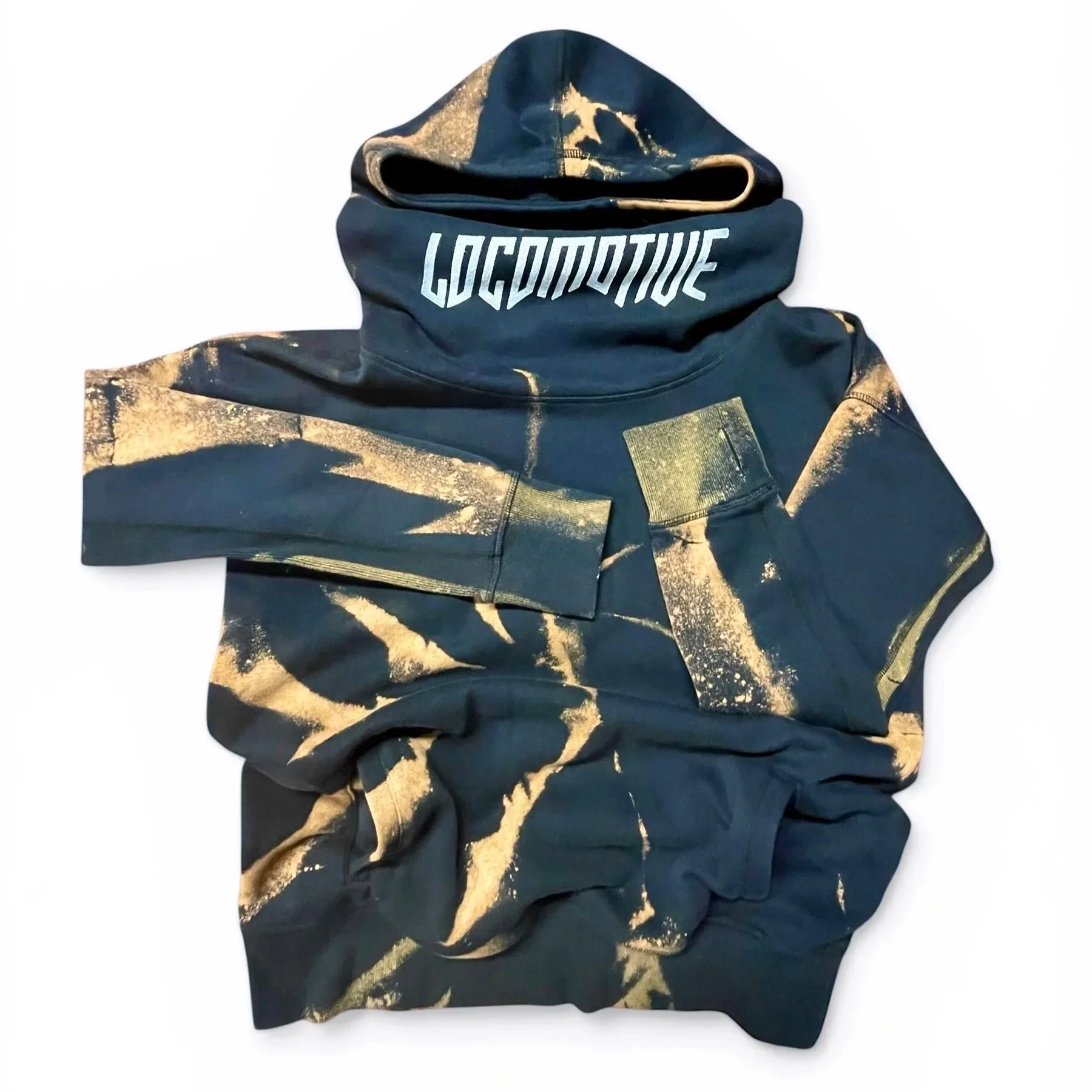1 of 1 | Locomotive | Black Lightning |  Active Cowl-Neck Hoodie | L