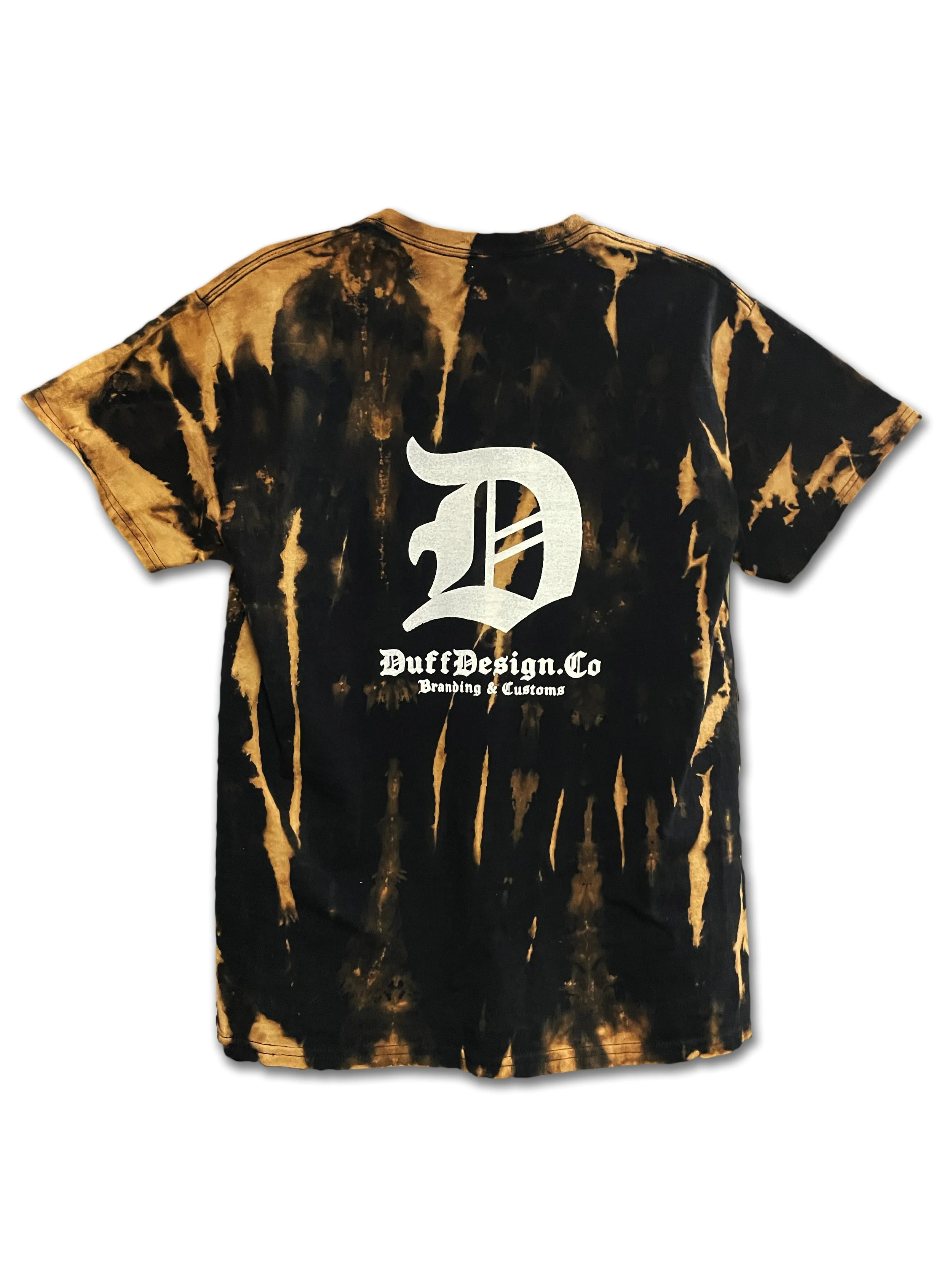 Duff Studio Tee, Experimental Bleach Edition, Hand Screen Printed, Small-Batch Studio Made