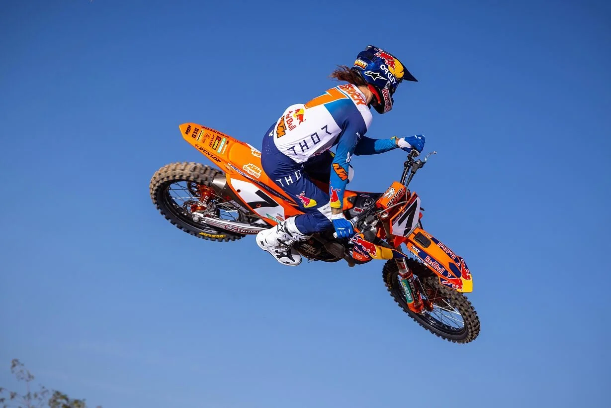Red Bull KTM Factory Racing has re-signed Aaron Plessinger for the 2026 ...
