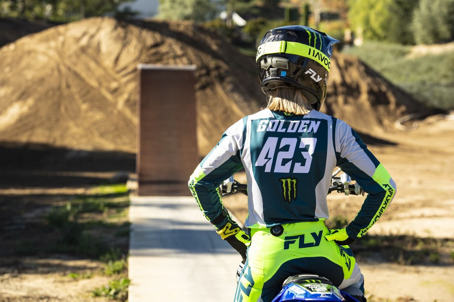 FLY Racing signs Vicki Golden