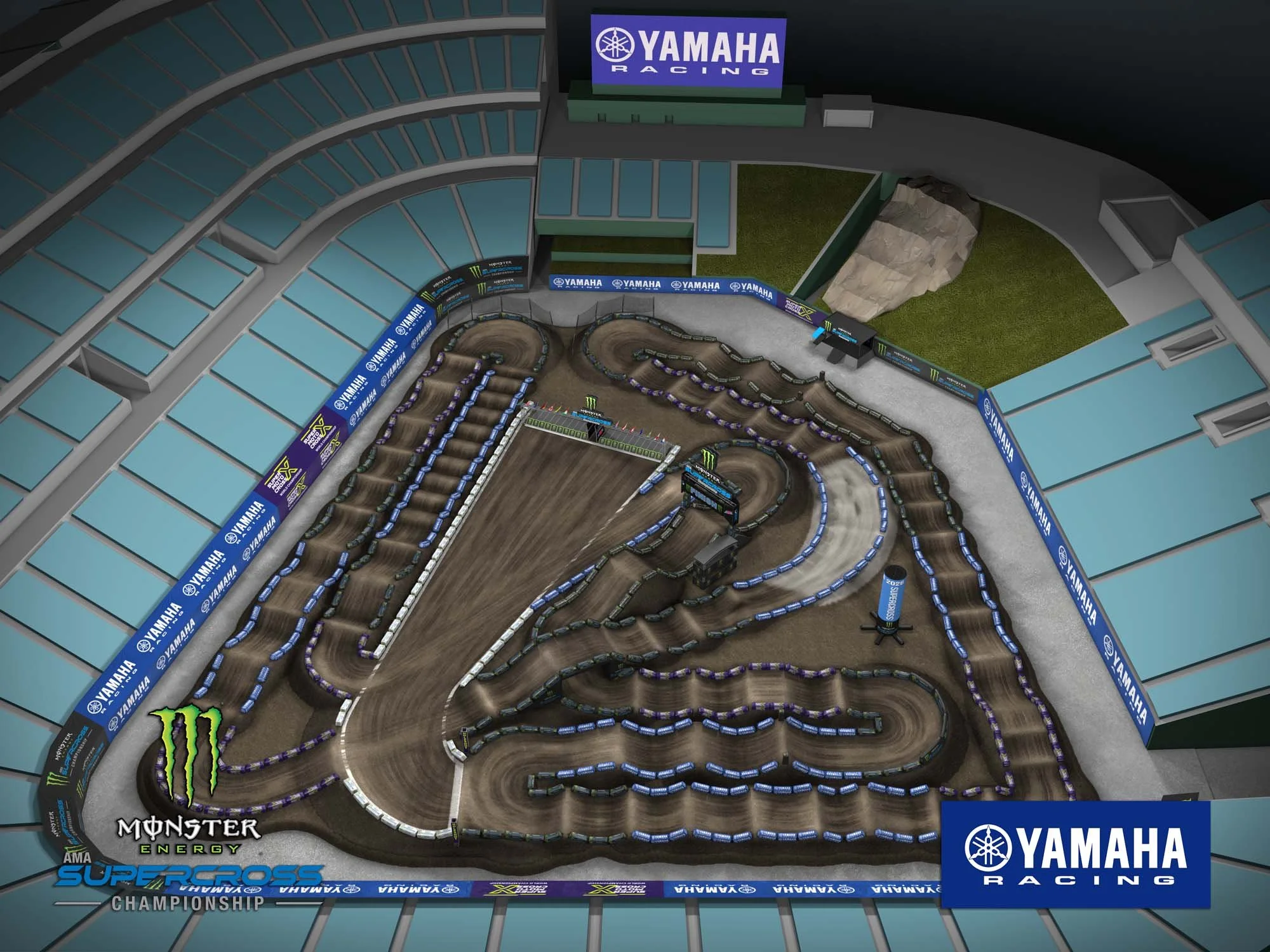 A1 track map Supercross